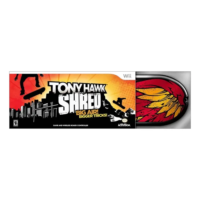 Set Juego Nintendo Wii Tony Hawk Shred Tabla + Juego 