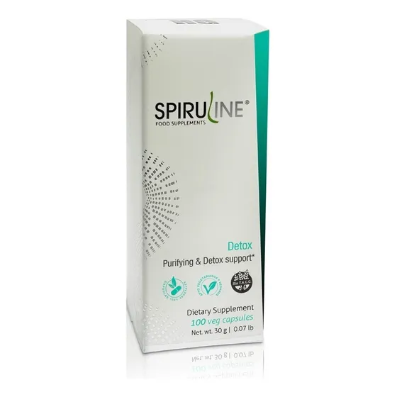 Spirulina Detox 100 Caps. Hydrogrow Con Curcuma