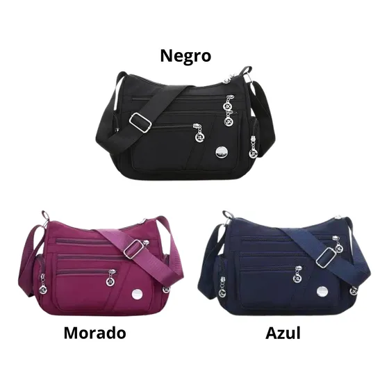 Cartera Bandolero De Dama Impermeable Bolso