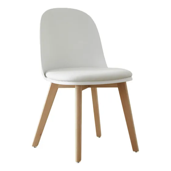 Silla Vita Base Madera, Asiento Ecocuero