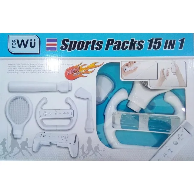 Pack Sport Accesorios Para Consola Juegos Wii 15 En 1