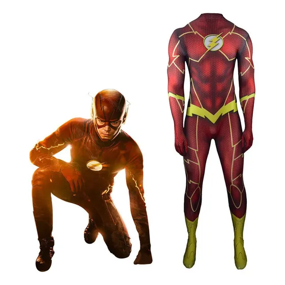 El Flash De Traje Rojo De Cosplay De La Temporada 4