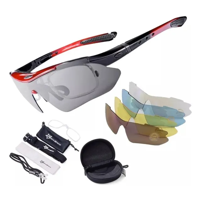 Gafas Rockbros 5 Lentes Deportivas Ciclismo Mtb Senderismo