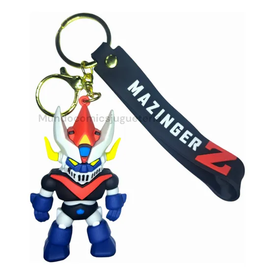 Llaveros Mazinger Z Goma 6cm Figuras 1 Pieza