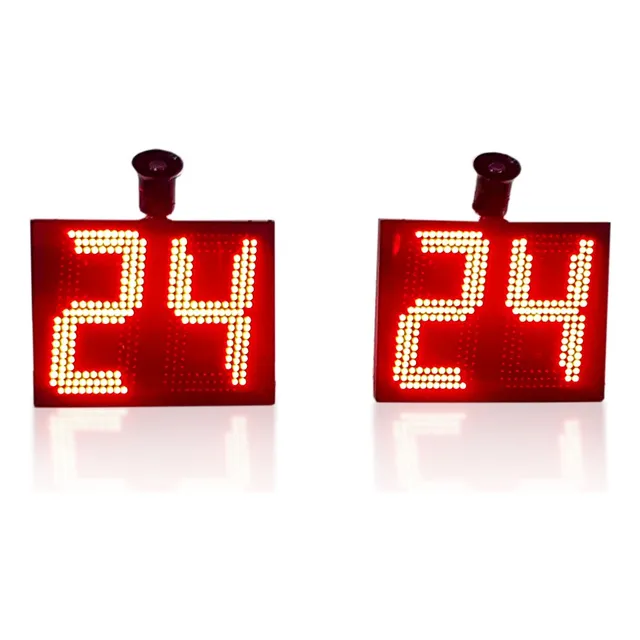 Reloj De 24 Segundos  Para Básquet Con Pantalla Led