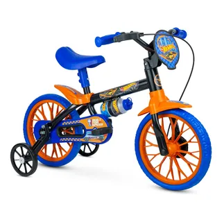 Bicicleta De Passeio Infantil Hot Wheels Aro 12 Nathor Bicicleta De Passeio Infantil Hot Wheels Aro 12 Nathor