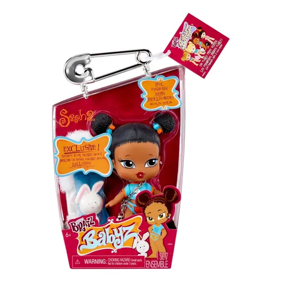 Bratz Sasha Babyz Con Mascota Bunny Boo