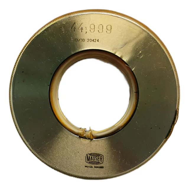 Anillo Patrón Diam.45 Mm Caja De Madera Mauser Mod. 25106m