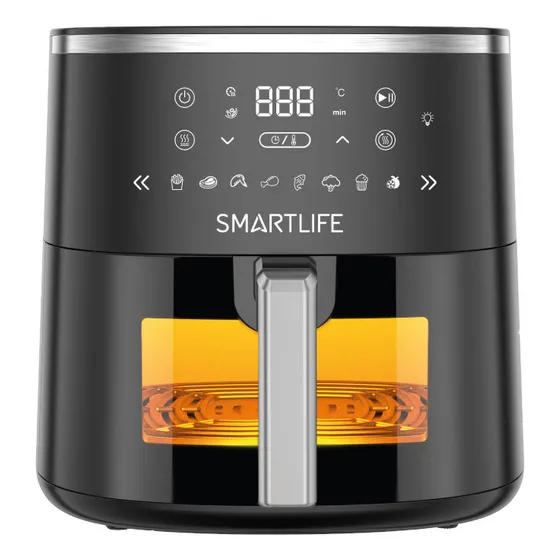 Freidora De Aire Sin Aceite Smartlife Airfryer Digital 6 L