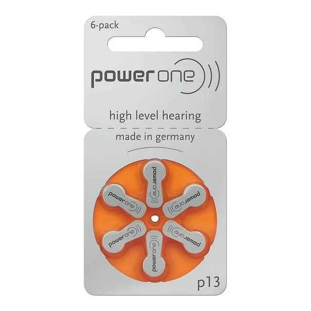 Pila Audífono Powerone Pr13 1.45v Pack X 6