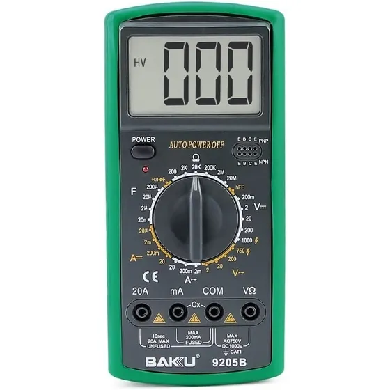 Tester Multimetro Digital Baku Bk-9205b