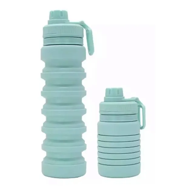 Termo Botella De Agua Plegable 750 Ml Fitness Viajes Camping