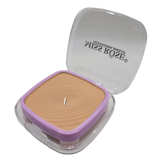 Polvo Compacto Miss Rose Presentación Colorida Por 2 Unds