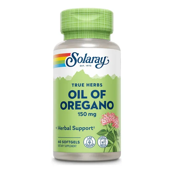 Suplemento Solaray De Aceite De Orégano 150 Mg En Cápsulas B