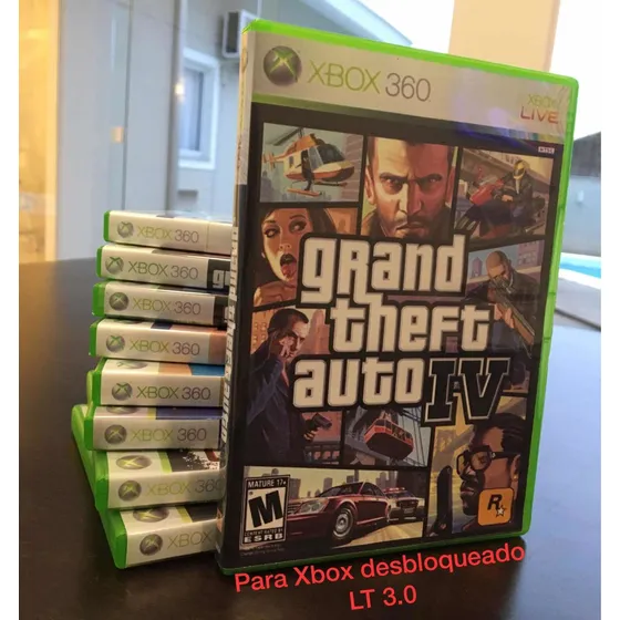Gta 4 (leg. Pt Br) Xbox 360 Mídia Física (desblq. Lt 3.0)