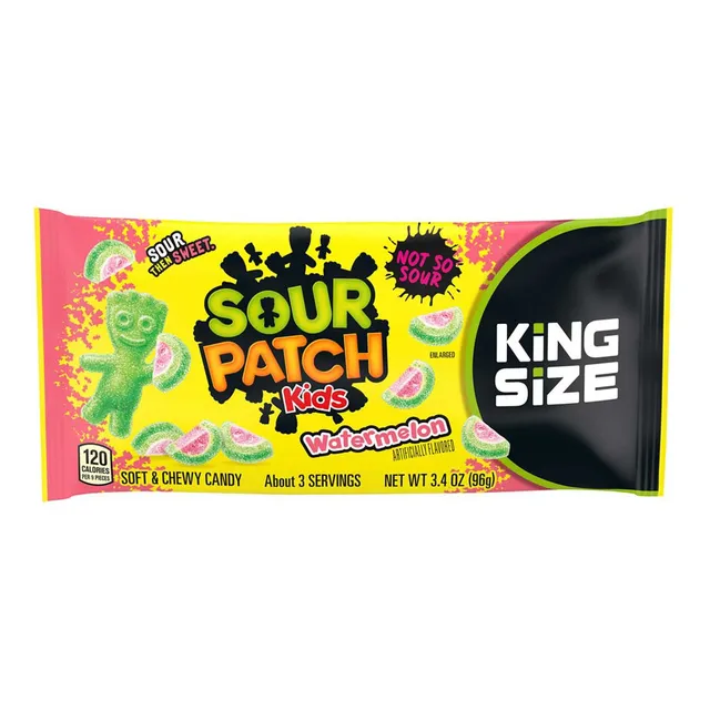 Sour Patch Watermelon, Gomitas Aciduladas Sabor Sandia 96 G