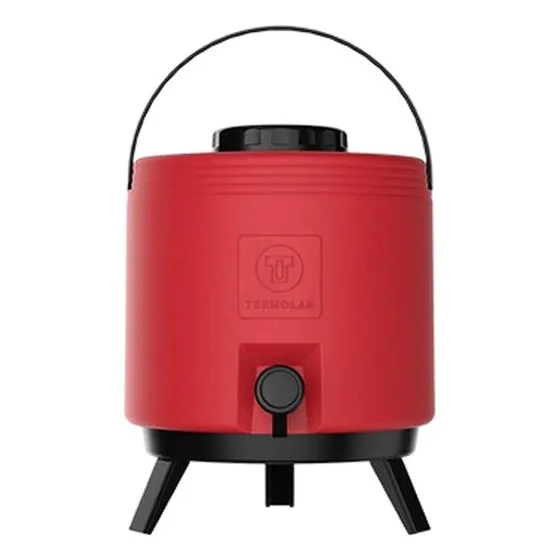 Maxitermo Termolar Termo Picnic Con Canilla 8 L Color Rojo