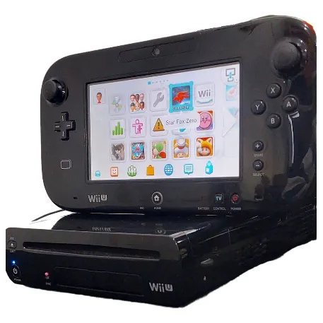 Nintendo Wii U 32gb Deluxe Bundle Color Negro Usado