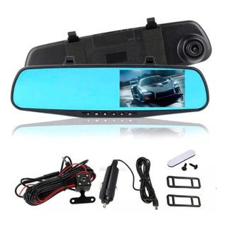 Espejo Retrovisor Dvr Universal 2 Camaras Delantera Reversa Espejo Retrovisor Dvr Universal 2 Camaras Delantera Reversa