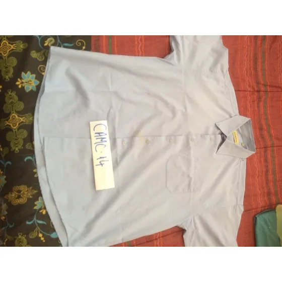 Camisa Manga Corta - Quick Jeans - Celeste - Talla L Camc14
