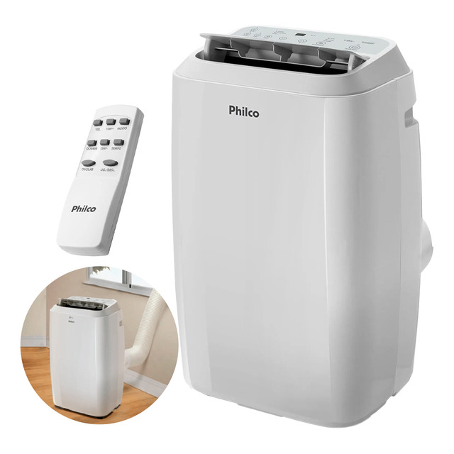 Ar-condicionado Portátil Philco Pac 12.000 Btus Só Frio 220v Ar-condicionado Portátil Philco Pac 12.000 Btus Só Frio 220v