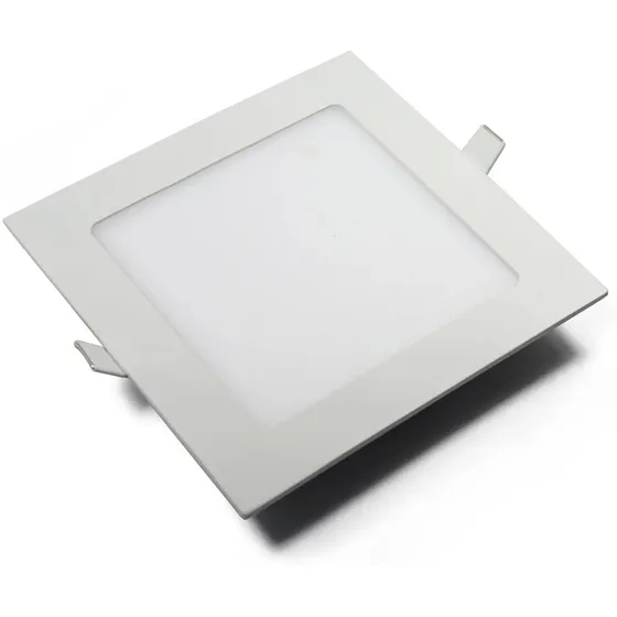 Lampara Led Panel Cuadrada Panel Empotrar 12w
