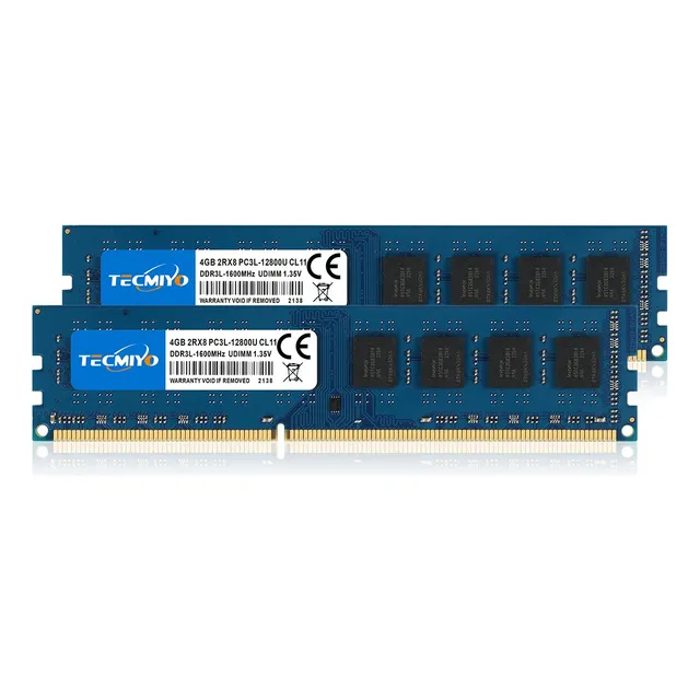 Memoria Ram Tecmiyo Ddr3-1600mhz 8gb Para Desktop (2x4gb)