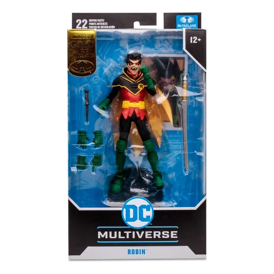 Mcfarlane Figura 7  Damian Wayne Robin (dc Vs Vampiros)