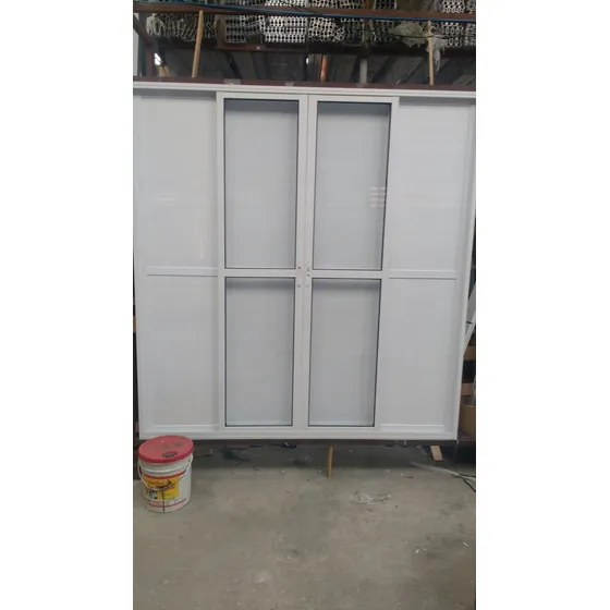 Porta Balcão 6f  210x200 Linha Lambril Com Tela Mosqueteiro 