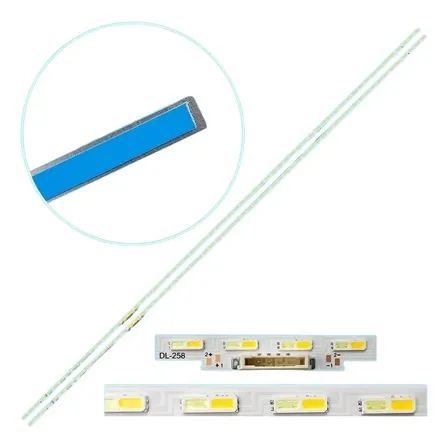 Kit 2 Barras De Led Compatível Tv Un65au8000 Un65cu8000 Novo