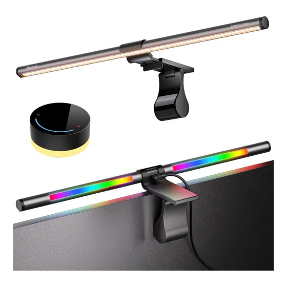 Luz Para Monitor Y Notebook  Rgb Con Control Táctil