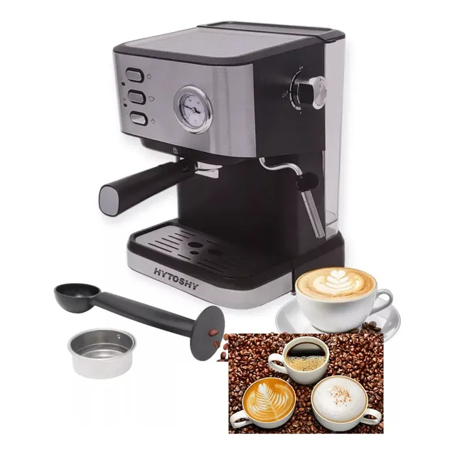 Cafetera Expresso Semi Automatica Con Espumador Leche 20 Bar