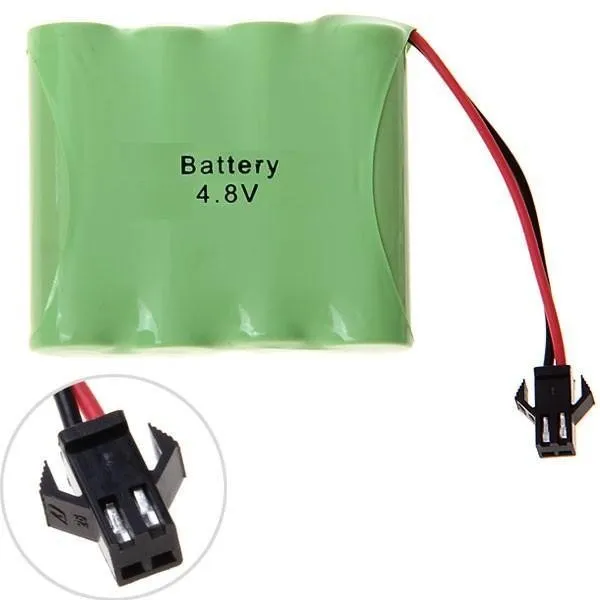 Bateria Carrinho 4,8v Aa Ni-cd 700mah Com Conector Smp 02 Of