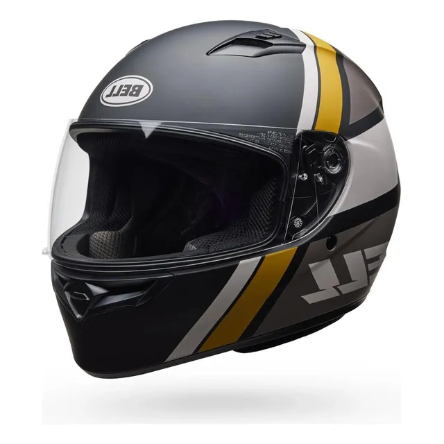 Casco Moto Bell Qualifier Chasm Negro Dorado