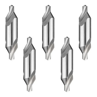 Broca Para Centrar 1,0 X 3,15mm - Kit Com 5 Peças Din 333a Broca Para Centrar 1,0 X 3,15mm - Kit Com 5 Peças Din 333a