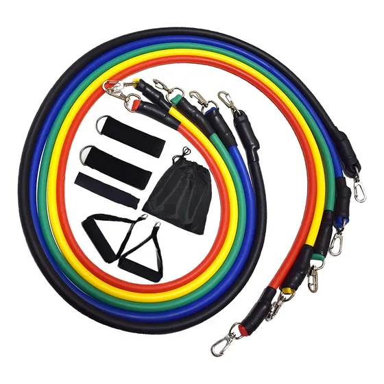 Kit De Bandas Elásticas Tubulares Resistencia Ejercicio Gym