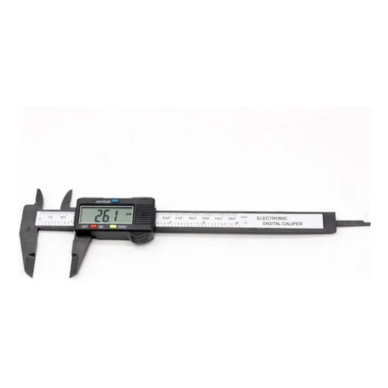 Calibrador Vernier Digital Pie De Rey Fibra De Carbono