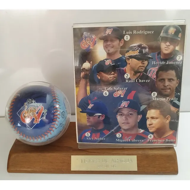 Pelota Autografiada De Coleccion Equipo Tigres De Aragua
