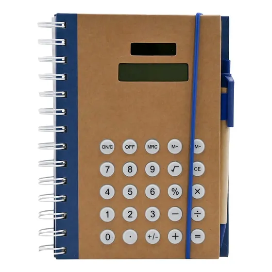 Agenda Libreta Apuntes Calculadora Cuaderno Notas Oficina