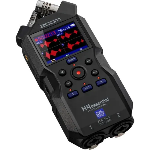 Grabadora Zoom H4essential 32 Bit Flotantes 4 Canales