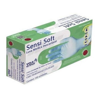 Luvas Descartáveis Antiderrapantes Volk Do Brasil Sensi Soft Cor Azul Tamanho G De Nitrilo X 100 Unidades Luvas Descartáveis Antiderrapantes Volk Do Brasil Sensi Soft Cor Azul Tamanho G De Nitrilo X 100 Unidades
