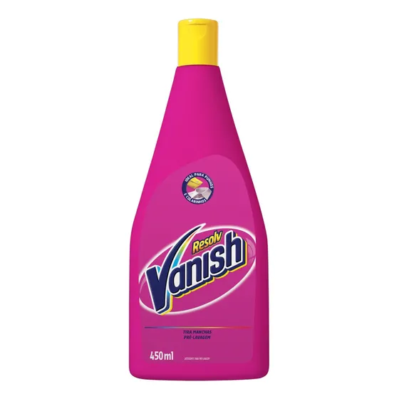 Tira Manchas Vanish Resolv Pré Lavagem para roupas coloridas 450ml