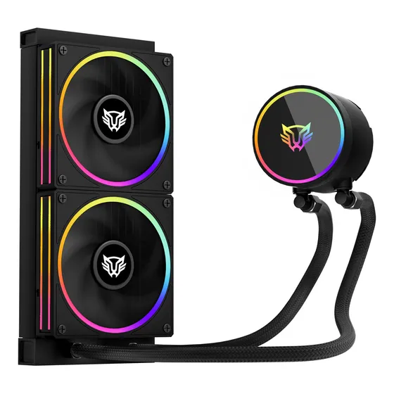 Enfriamiento Liquido 240 Hydrox Pro V2 Hx24 Rgb Tdp 250 W Led Negro