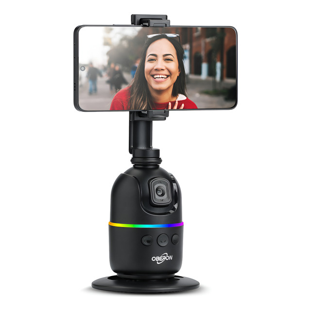 Suporte Inteligente 360° Celular Sensor Rastreamento Facial Suporte Inteligente 360° Celular Sensor Rastreamento Facial