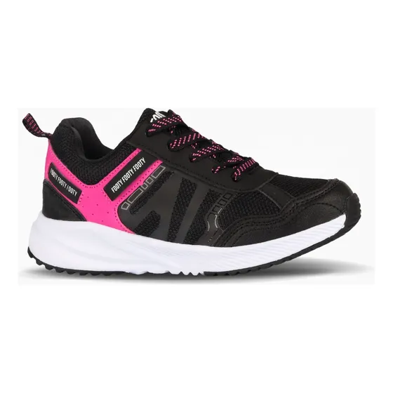 Zapatilla Footy Dallas Negro/fucsia (t.33-38)
