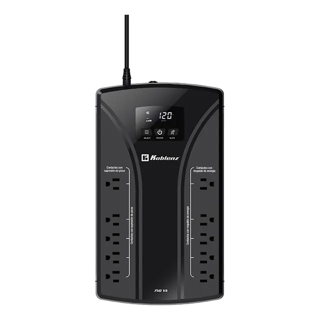 No Break Koblenz 7522 Usb 10 Contactos 65min Respaldo 420w