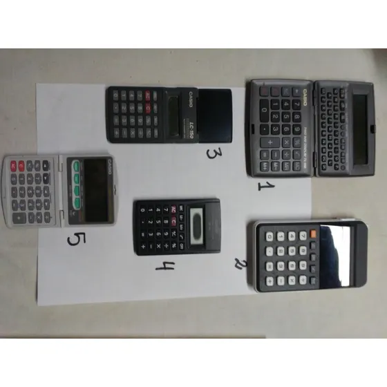 Calculadoras De Bolsillo  Casio  Y Kadio 