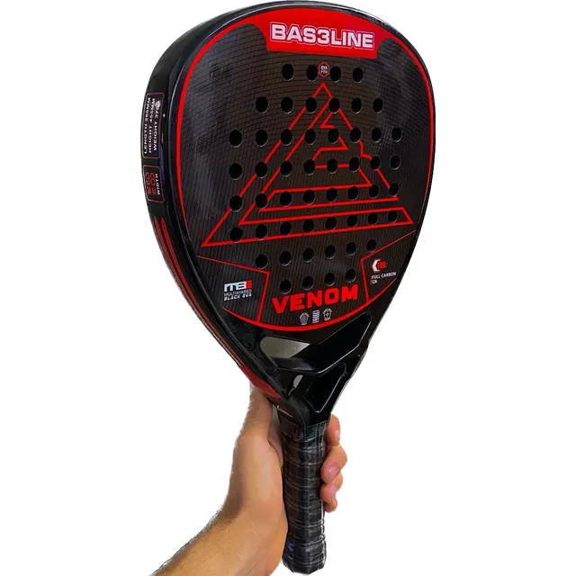 Raqueta Pala De Padel Venom 12k Carbono Nivel Avanzado