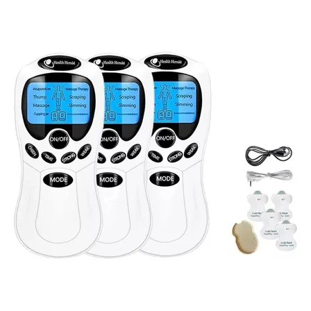 Pack 3 Electrofisico 8 Parches Electroestimulador 24