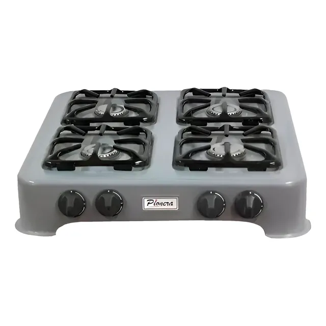 Cocina A Gas Portátil La Pionera 4 Hornillas 